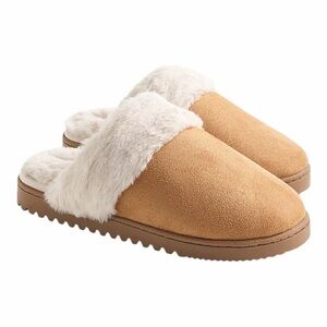 New with Tags! J. Crew Sueded Scuff Slippers in Desert Khaki. Size 6.